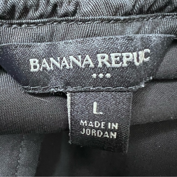 Banana Republic Cargo Black Jogger Size Large - Picture 9 of 12